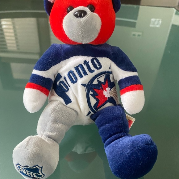 Vintage Toronto NHL bears authentic TY Beanie Baby style perfect for any fan - Picture 1 of 7
